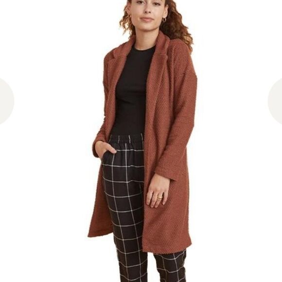 Marine Layer Birdseye Coat Tortoise Shell